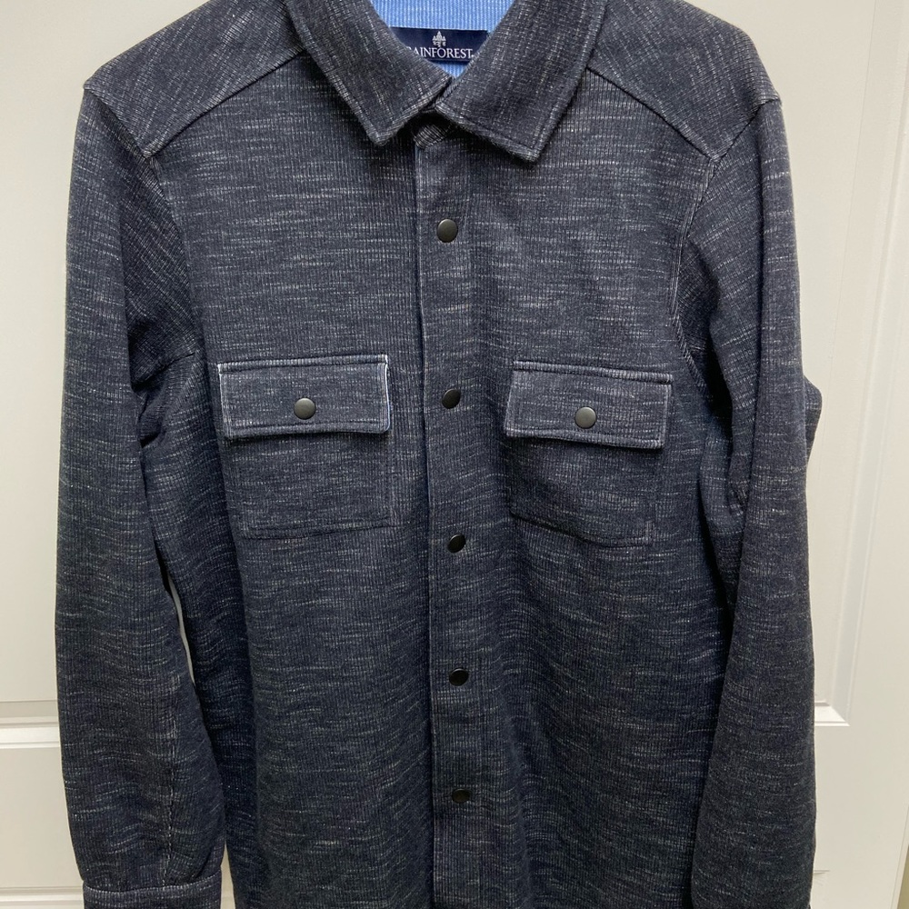 Rainforest snap button sweater size medium